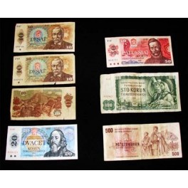Banknotes the Czechoslovak Socialist Crown (ČSSR) Banknotes the Czechoslovak Socialist Crown (ČSSR)