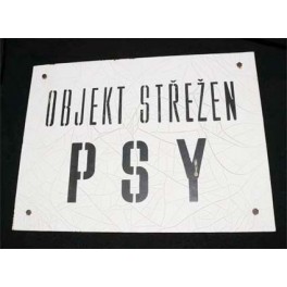 Objekt střežen psi (ČSSR)