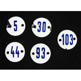 Enamelled numbers (Czeslovakia) Enamelled numbers (Czeslovakia)