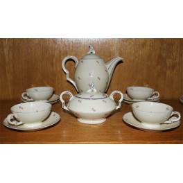 Kávový moka servis 2+6 (porcelánový servis)