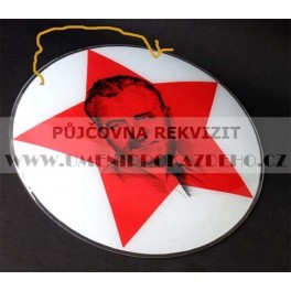 Batoh modrý s kovovým výstuhami 