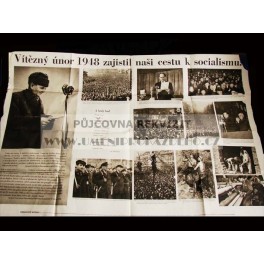 Gottwald, Vítězný únor 1948 (plakát) Gottwald, Vítězný únor 1948 (plakát)