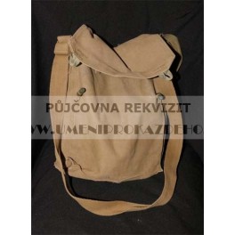 Batoh modrý s kovovým výstuhami 