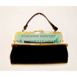 Black handbag made in 1967
