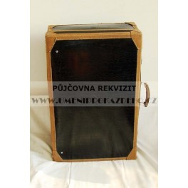 Batoh modrý s kovovým výstuhami 