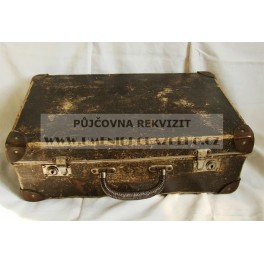 Batoh modrý s kovovým výstuhami 