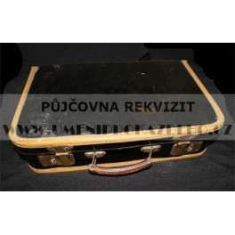 Batoh modrý s kovovým výstuhami 