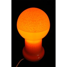 Glass lamp of 70s/80s  